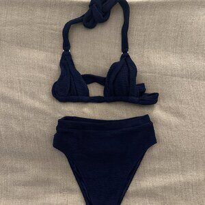 Monday Swimwear Set - Midnight Crinkle
